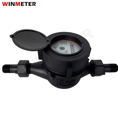 Quruq terishli plastik aylanadigan multijetli suv o'lchagich